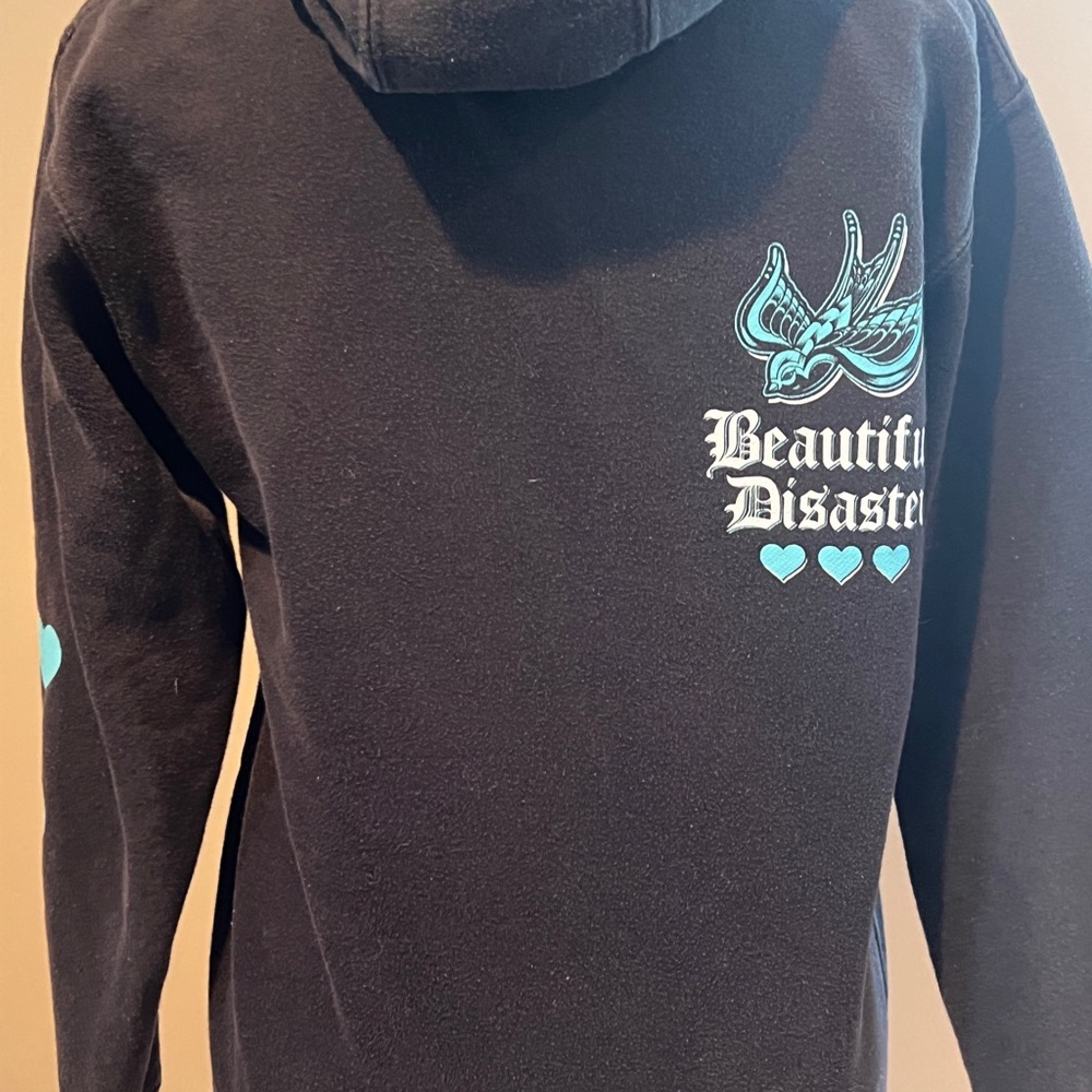 Black Beautiful Disaster hoodie - Picture 4 of 4